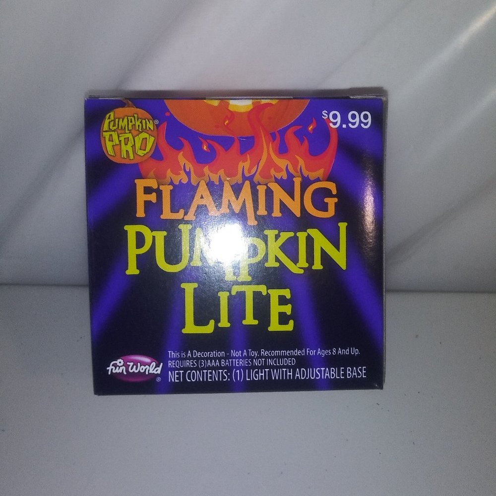 Flaming Pumpkin Light